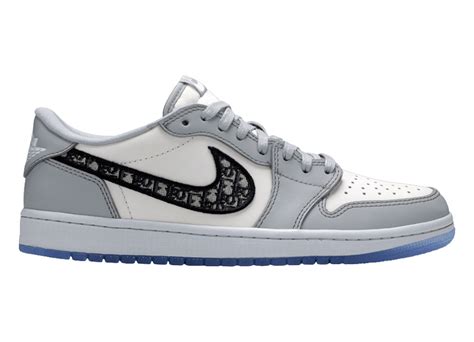 dior air jordan low top|Dior jordan 1 low goat.